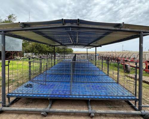 Guacheras Móviles P/ 20 Terneros con Pisos de Slat (sin Iva)