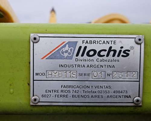 Maicero Allochis 14 Surcos a 0.525 cm año 2013