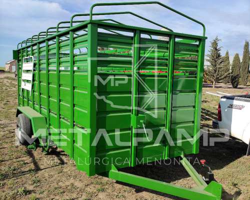 Carro Vaquero - Jaula para Hacienda. Metalúrgica Metalpamp