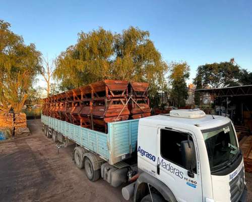 Comedero Super Reforzado 80cm X 4m Agraso Maderas