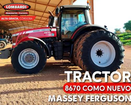 Tractor Massey Ferguson 8670 Listo para Trabajar