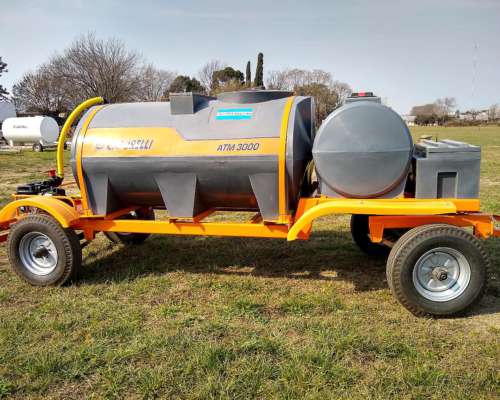 Acoplado Tanque Múltiple 3000 Lts. Apoyo