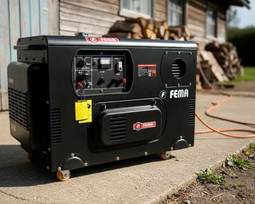 Generador Fema 10kw Diesel 25hp Transferencia Automática