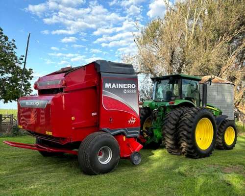 Rotoenfardadora Mainero 5888. Impecable. 2500 Rollos