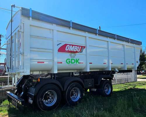 Batea Volcadora Trasera 3 Ejes 46 M3. Ombu