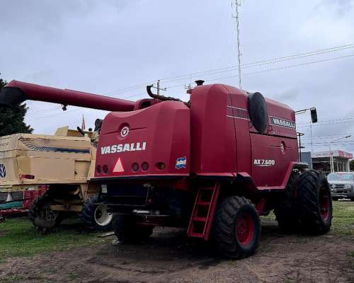 Cosechadora Vassalli AX 7500 Doble Tracción Duales 2013