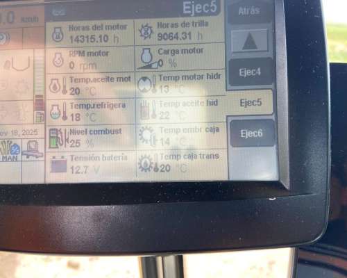 Cosechadora New Holland, CR 9060, año 2009, Draper 35