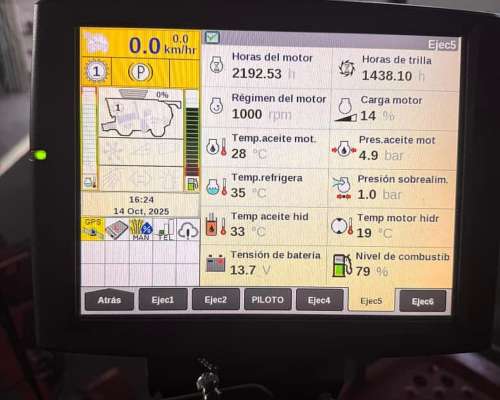 Cosechadora Case IH 7250 Automation, año 2023, Draper 45