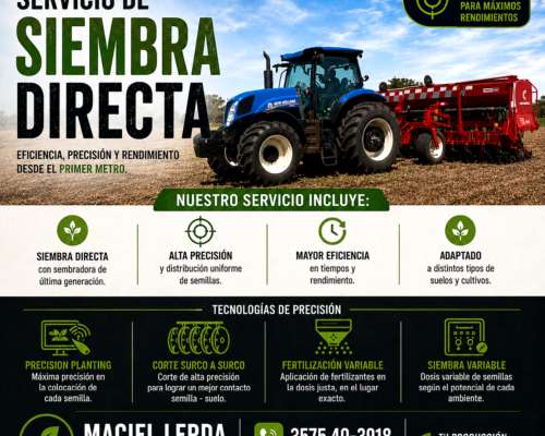 Servicio de Siembra Directa