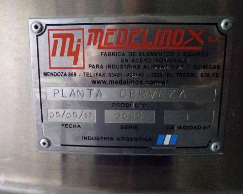 Planta Elaboración de Bebidas 1000l – Acero Inoxidable