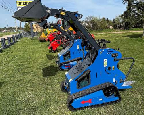 Mini Pala Orugas de Goma Todo Terreno Compacta