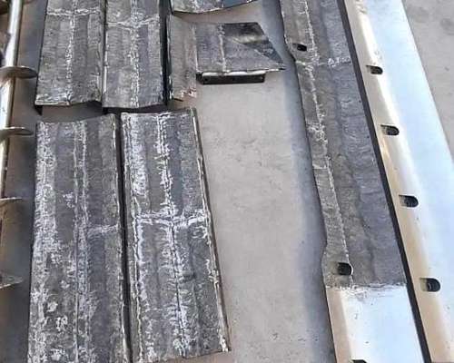 Chapas Cementadas para Encamisado de Partes Cosechadoras ET