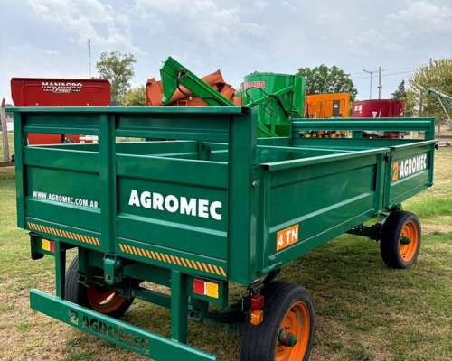 Acoplado Agromec de 4tn con Medidas 4X2
