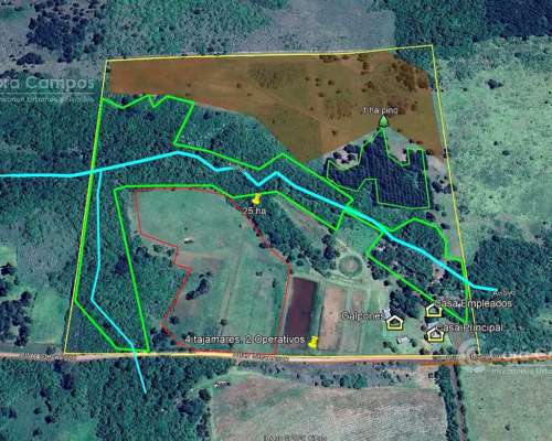 Se Vende Chacra . con Casa, Arroyo y Tajamares. Santa ANA MI