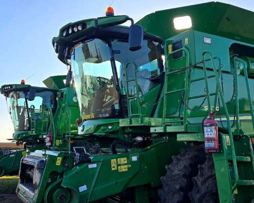 Cosechadora John Deere S670, 4wd, Dual, Draper 40pies, 2016