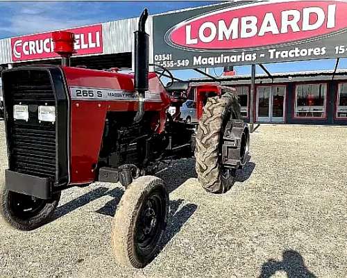 Tractor Massey Ferguson 265 S con Tres Puntos Impecable