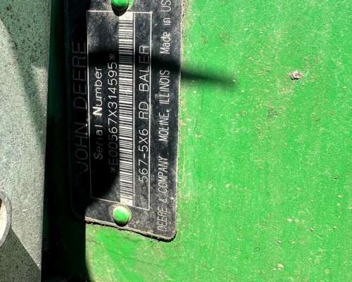 Rotoenfardadora John Deere 567 Usada