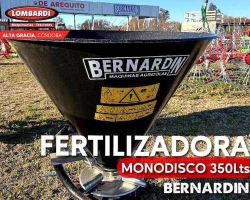 Fertilizadora Monodisco de 350lts para Tres Puntos