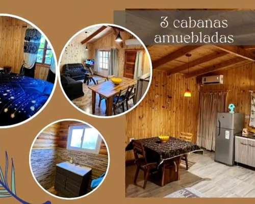 Oferta 3 Cabañas Equipadas