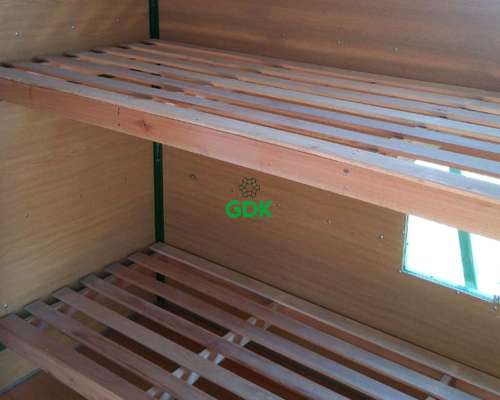 Casilla Rural 2 Camas 4.50 X 2 Mts Chapa Blanca. Rogriv