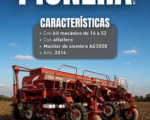 Sembradora Crucianelli 27 a 26 (con Kit de Grano Grueso)