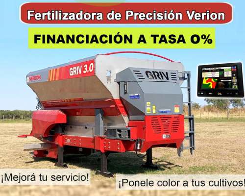 Fertilizadora Verión para Montar.