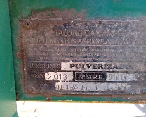 Pulverizadora de Arrastre Pampero