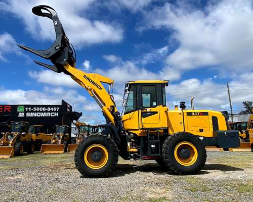 Pala Cargadora con Garra Forestal 3500kg Sinomach 937hg