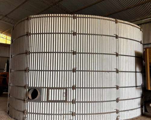 Silo Aereo con Tubos de Aereacion y Turbina