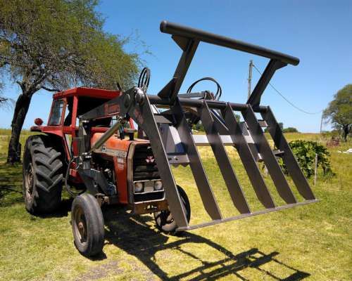 Rastrillo Frontal de Limpieza Adapt. a Cargador Tractor Topa