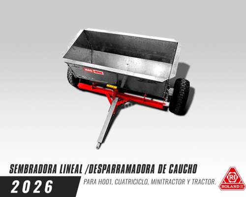Sembradora Lineal/desparramadora de Caucho Roland H