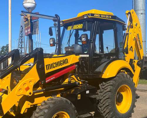 Retro Pala Michigan 4wd-101/25ii Perkins 100 HP Carraro