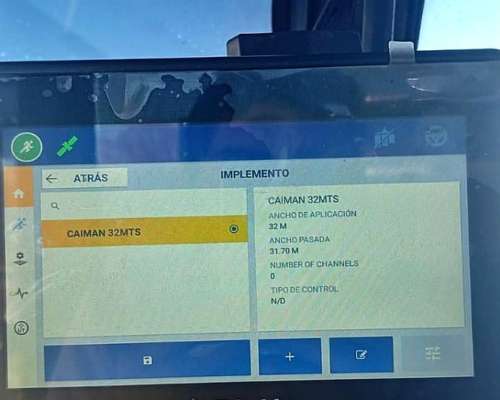 Pulverizadora Caiman SP 3228 año 2008 con Piloto Trimble