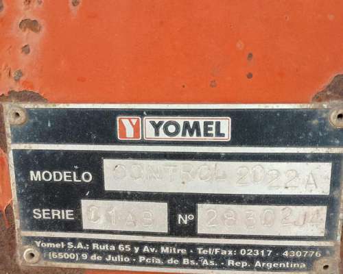 Fertilizadora de Arrastre Usada Yomel Control 2022a