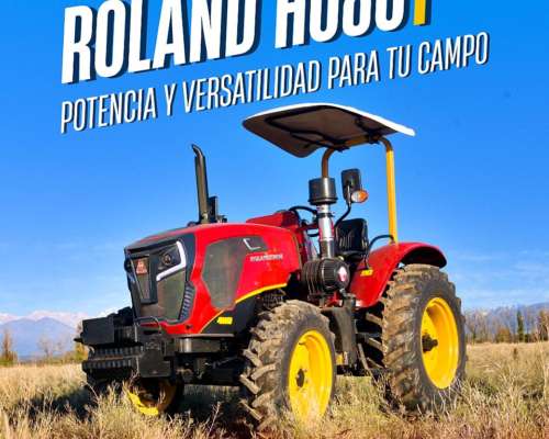 Tractor Agrícola Roland H 80hp Ruedas Agrícolas 4wd