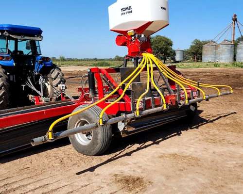 Sembradora/fertilizadora Yomel - Spin 500 FAN - Electrica