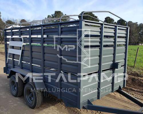 Carro Vaquero - Jaula para Hacienda. Metalúrgica Metalpamp