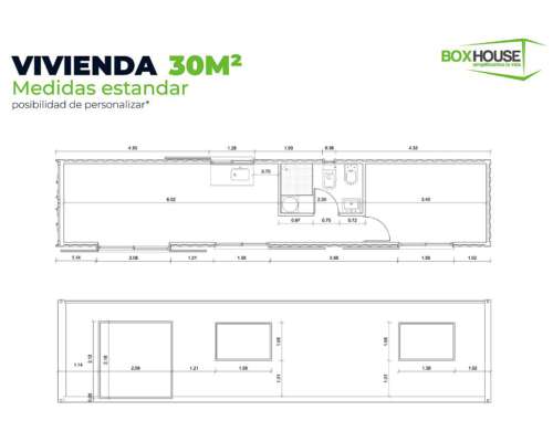 Modulo Vivienda 30 M2
