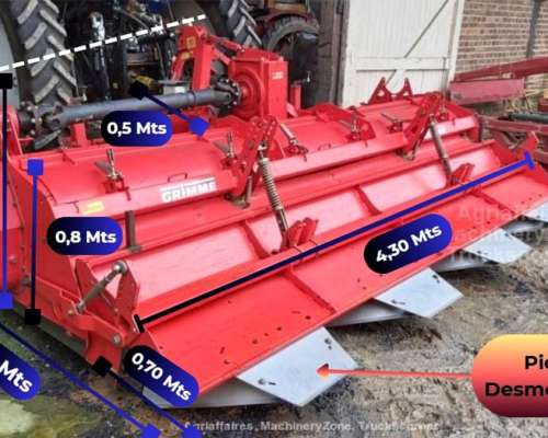 Fresadora de Lomos Grimme. Importamos Modelo GF90-4