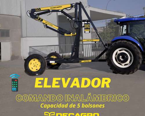 Guinche Grúa Elevador Autotransporte Inalámbrico Pluma