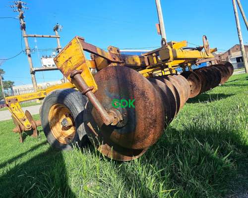 Rastra Doble Accion 36 Platos X 24 Agrometal-contado