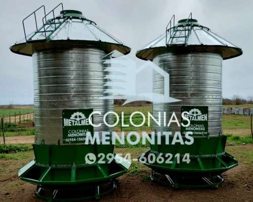 Silos Comedero Base Reforzada - Colonias Menonitas