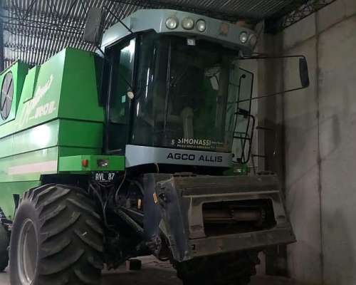 Cosechadora Agco Allis Optima 550 e 2007 Funcionando