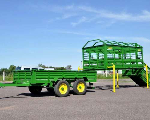 Acoplado Jaula para Hacienda Desmontable Nuevo