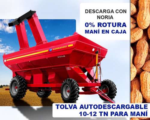 Tolva Autodescargable 10-12 TN para Mani - Bombassei