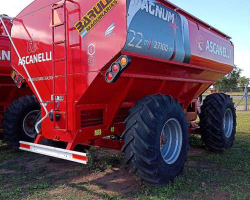 Tolva Ascanelli Magnum 22 Roja con Balanza Nuevo