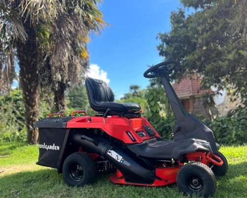 Tractor Corta Cesped Castel Garden 6 HP con Bolsa Recolector