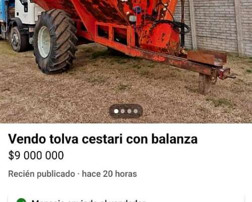 Tolva Cestari 14tn. con Balanza