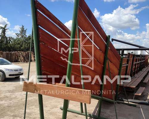 Cargador para Hacienda Fijo de Caño Petrolero y Madera