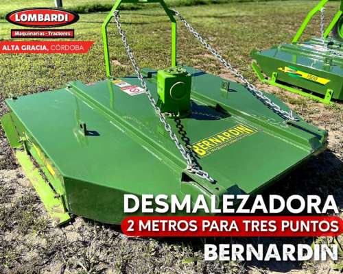 Desmalezadora de 2 Mts para Tres Puntos. Disponible.